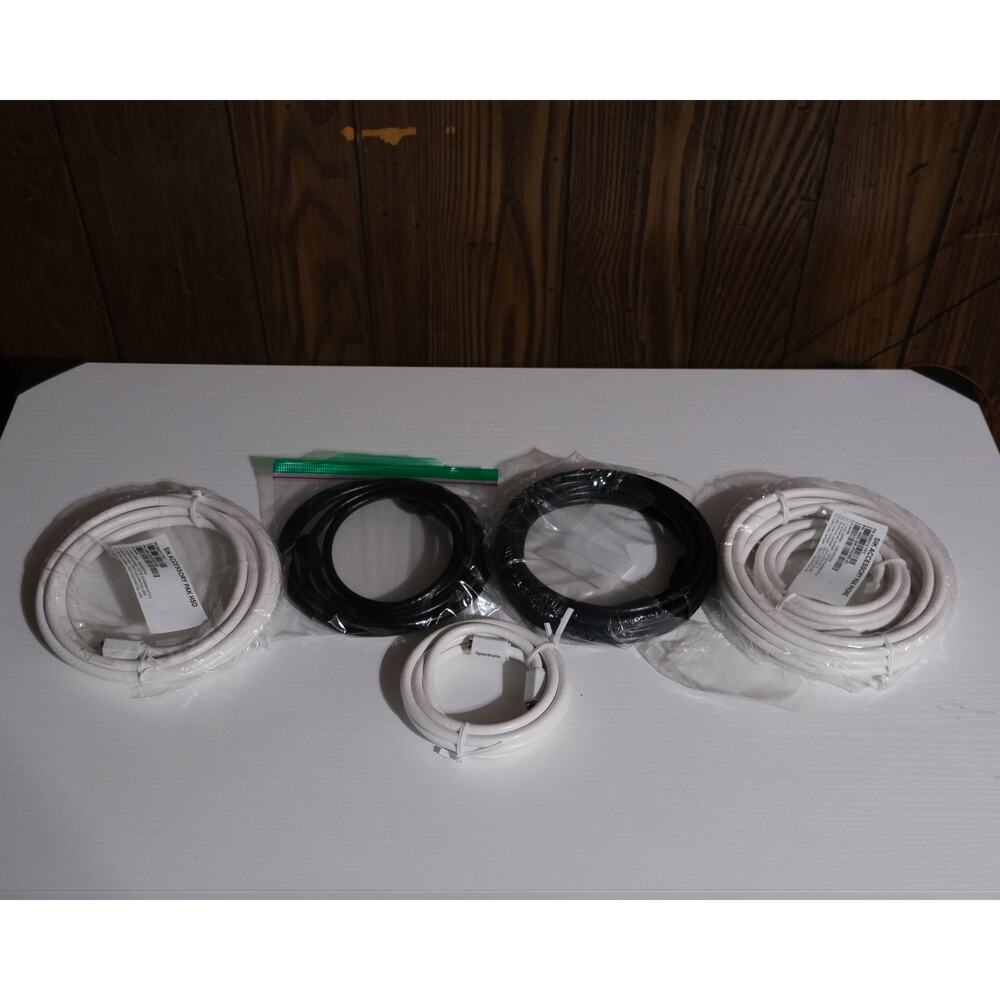 Spectrum RG6 Coaxial Cable Set, 5 Unused Cables for TV & Internet Setup